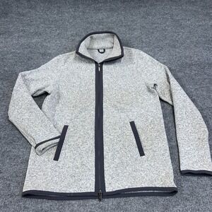 Lululemon Its Fleecing Cold Jacket Heather Grey Women's 8 Full Zip Cozy